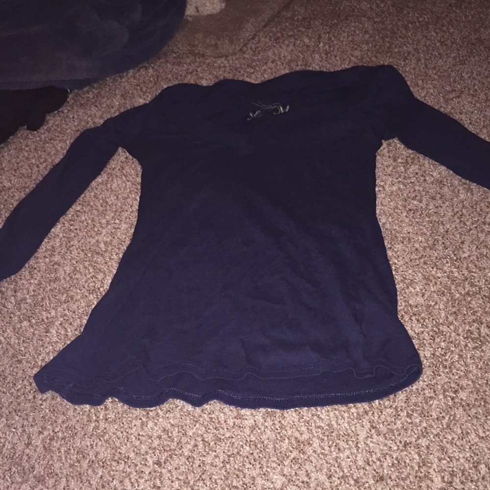 tight v-neck